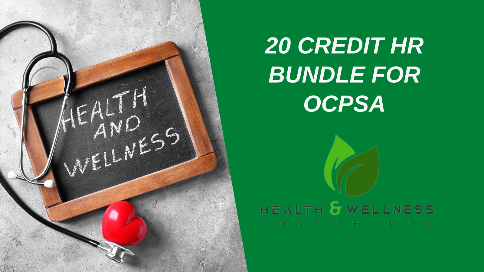 Contains 6 Health and Wellness Online Courses covering 20+ CE Credit Hours